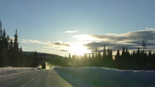 Saltstraumen – Trondheim In der Nähe von Trones auf der E6