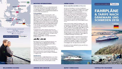 Fähren FAHRPLÄNE & TARIFE NACH DÄNEMARK UND SCHWEDEN 2018
