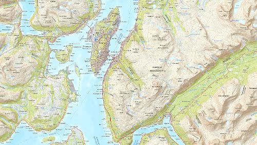 Alternative Streckenführung Tromsø – Straumen Quadrant 01