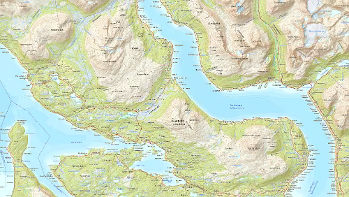 Alternative Streckenführung Tromsø – Straumen Quadrant 03