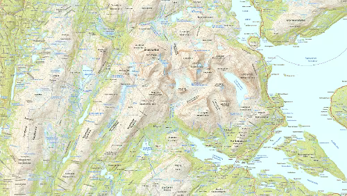 Alternative Streckenführung Straumen – Trondheim Quadrant 03
