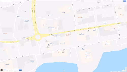 Karte von Fauske Orientierungskarte für Restaurants