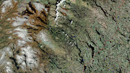 Karten gesamte Reise Quadrant 10