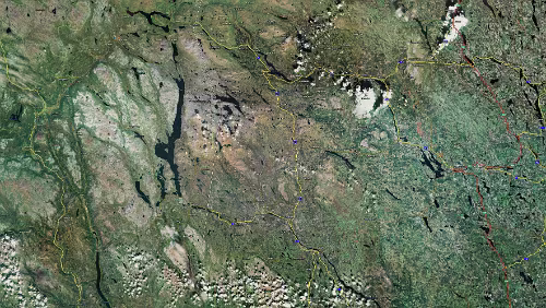 Karten gesamte Reise Quadrant 18