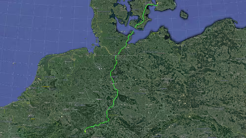 Hahnstätten – Malmö Sa 26.01.2019 Hahnstätten – Puttgarden – [DANMARK] – Rødby – Öresundbrücke – [SVERIGE] – Malmö, ‚First Hotel Jörgen Kock‘, 9 Std. 14 Min. (867 km) Karte