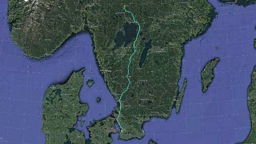 Malmö – Sunne So 27.01.2019 Malmö – Halmstad – [26] – Gislaved – [27] – Rosenlund – [157] – Ulricehamn – [46] – Borgunda – [26] – Mariestad – Karlstad – [61] – Fageråsmotet –...