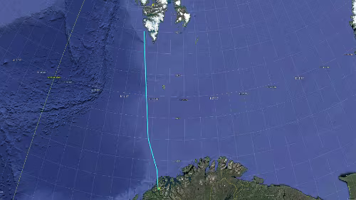 Tromsø – Longyearbyen Do 31.01.2019 FLY Tromsø – Longyearbyen; SK4414, 738, 12:20 – 14:00, ‚Coal Miners’ Cabins‘ / 1 Std. 40 Min. Karte / Karte