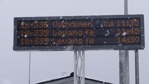 Nesna – Trondheim Warten auf die Fähre von Nesna nach Levang
