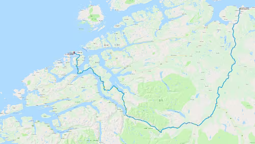 Trondheim – Kristiansund Plan