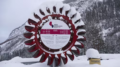 Rjukan Norsk Industriarbeider Museum, Vermork. Da habe ich wohl falsch geschaut, mir war in Erinnerung, das das Museum im Winter geschlossen sei. Interessant, in der...
