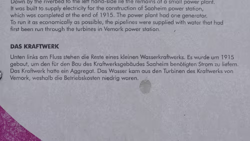 Rjukan Die Reste eines kleinen Wasserkraftwerkes