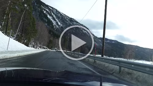 Haukeli – Kristiansand – Hjørring Die Sonne kommt zum Vorschein