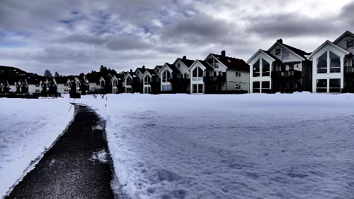 Haukeli – Kristiansand – Hjørring Am Ufer des Venneslafjorden in Vennesla