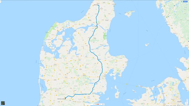 11.02.2019 Hjørring – Grindsted Karte – Reiseroute Mo 11.02.2019 Hjørring – Grindsted (über die [13] nicht die [E45] ) 2 Std. 36 Min. (225 km) Eniro...