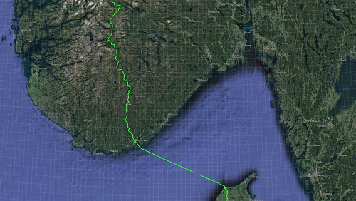 Hjørring – Vågsli Sa 25.01.2020 Hjørring – Hirtshals – – Kristiansand – Vågsli‚ ‚ Vågslidtun Hotel , Vågslid, 3895 Vågsli‘ – 7 Std. 7 Min. (411 km) Karte