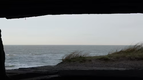 Hjørring – Vågsli Blick aus einem Bunker auf den Skagerrak