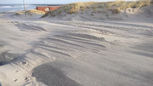 Hjørring – Vågsli Keine Schnee- sondern Sandwehen.