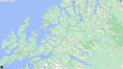 Storjord i Tysfjord – Tromsø Mi 29.01.2020 Storjord i Tysfjord – Bognes – – Skarberget – Tromsø‚ ‚ Sydspissen Hotel ‘ – 5 Std. 21 Min. (326 km) Karte über Fähre Bognes – Skarberget