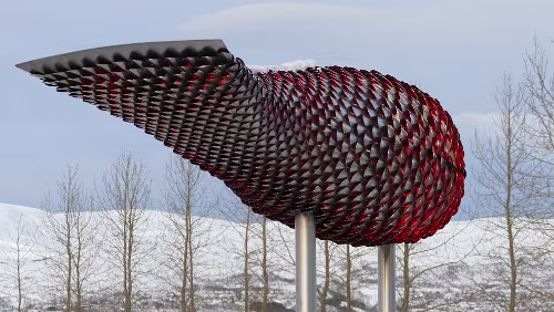 Tromsø – Longyearbyen Am Tromsø lufthavn Langnes