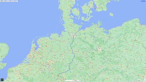 Malmö – – Hahnstätten Do 06.02.2020 Sunne – Malmö‚ ‚ First Hotel Jörgen Kock ‘ – 6 Std. 19 Min. (556 km) Karte westlich am Vänern vorbei