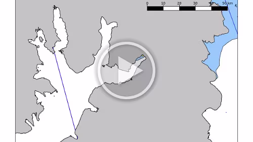 Eiskarten Eiskarten als Video, Isfjorden , Quelle: Norwegian Ice Service - MET Norway