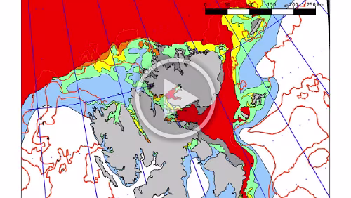 Eiskarten Eiskarten als Video, Svalbard , Quelle: Norwegian Ice Service - MET Norway