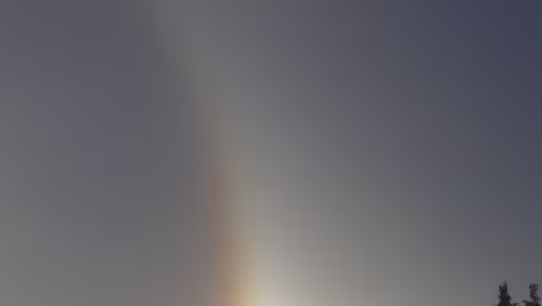 Östersund – Vuollerim Eine Nebensonne.