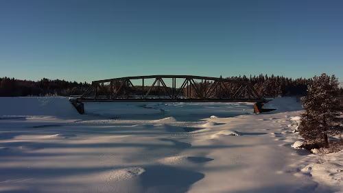 Östersund – Vuollerim Der Vindelälven.