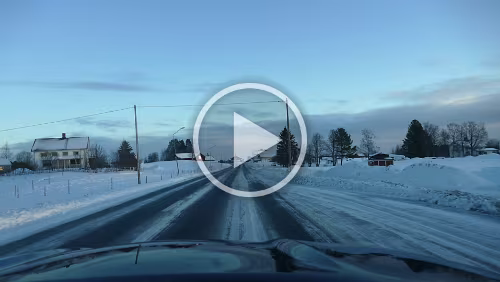Östersund – Vuollerim Schön viel Schnee und bestes Wetter.