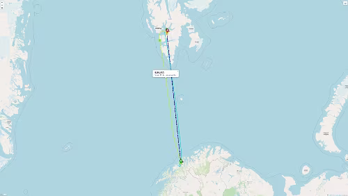 Tromsø – – – Longyearbyen Die Realität