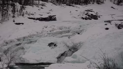 Tromsø – Skarberget – – Bognes – Bodø Der Målselvfossen.