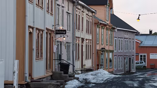 Bodø – Mosjøen In der Sjøgata.