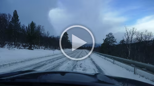 Trondheim – Geilo Fahrt vom Dovrefjell runter nach Dombås.