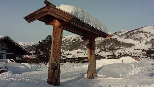 Geilo Schnee ohne Ende.