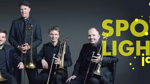 24.02.2023 – Hr-Bigband | Spotlight Jazz | The Art of Trombone Robert Hedemann, Felix Fromm, Christian Jaksjø und Günter Bollmann.