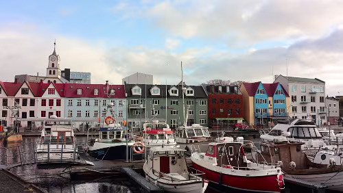 Tórshavn Im Hafen.