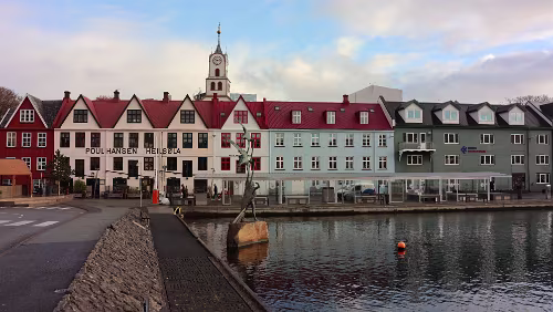 Tórshavn Im Hafen.