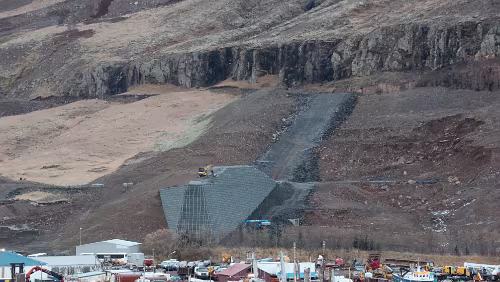 Seyðisfjörður Was die da wohl bauen?