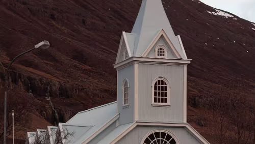 Seyðisfjörður Blue Church, Bláa Kirkjan, Seyðisfjarðarkirkja