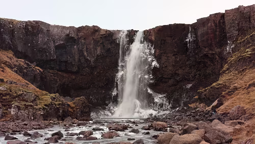 Seyðisfjörður – Mývatn Der Gufufoss.