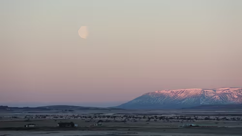 Mývatn – Varmahlíð Ausblicke von meiner Unterkunft in Varmahlíð.