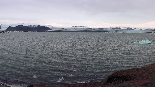 Vík í Mýrdal – Höfn í Hornafirði Jökulsárlón. Panorama