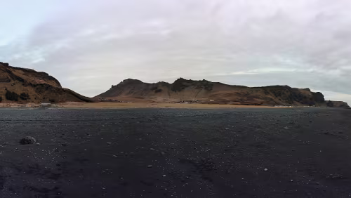 Vík í Mýrdal Black Beach Vík í Mýrdal. Panorama