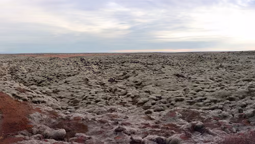 Vík í Mýrdal – Höfn í Hornafirði Skaftáreldahraun. Panorama