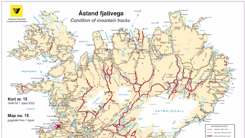Condition of mountain tracks