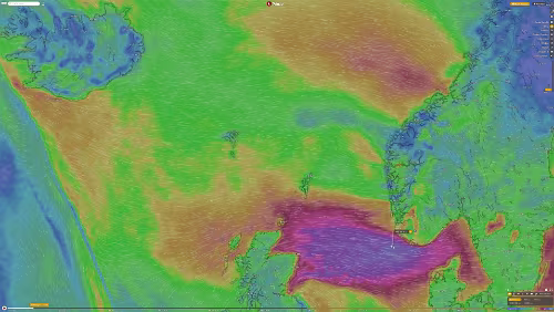 Wettervorhersage Da geht immer noch die Post ab.