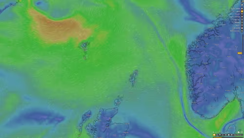 Wettervorhersage Das sieht einigermaßen ruhig aus.
