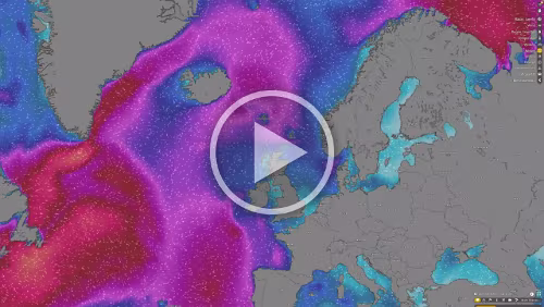 Wettervorhersage Zur Wochenmitte wird es wieder heftiger.