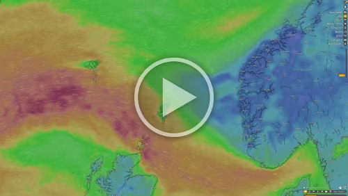 Wettervorhersage Am Samstag ist es im Skagerrak immer noch nicht wirklich ruhig.