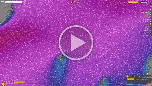 Wettervorhersage Die Überfahrt von Mittwoch auf Donnerstag könnte etwas schaukelig werden.